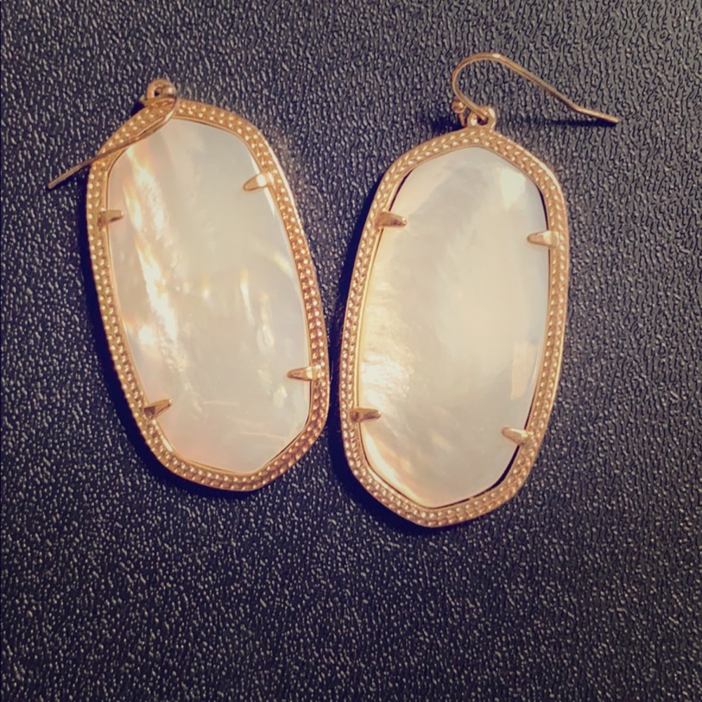Gold and mother of pearl Kendra Scott danielles